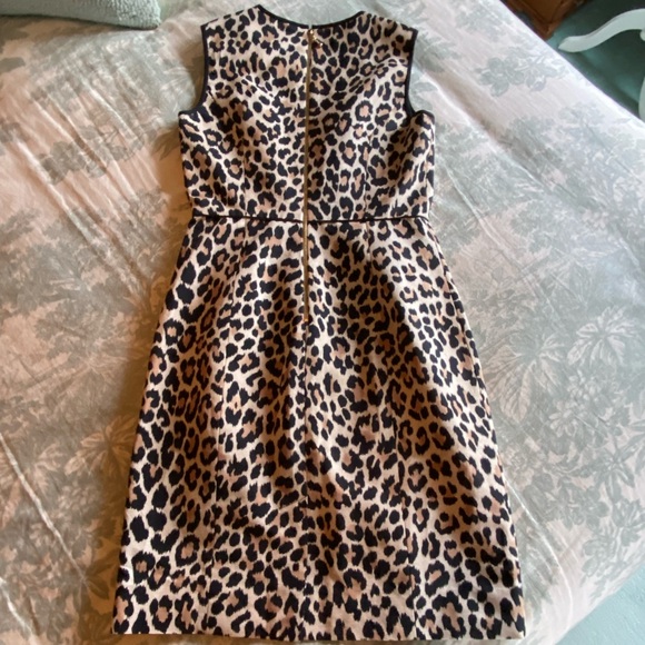 Kate Spade Cotton/Silk ‘Look For The Silver Lining’ Leopard Dress - Picture 12 of 15
